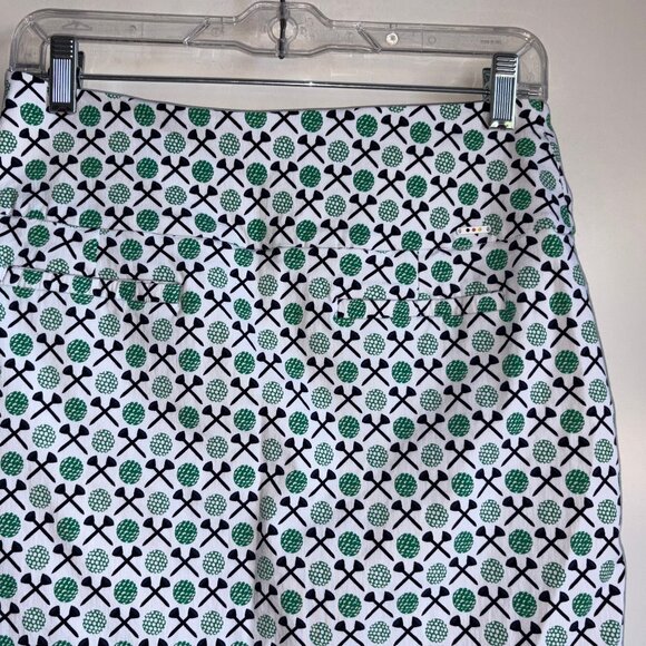 SWING CONTROL Golf Skort Skirt Size 6 Tennis Pickleball Golfball Print ~EUC - Picture 6 of 13